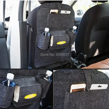 カーシートバック収納袋オーガナイザートラベルボックスポケットダッジチャレンジャー bmw e70 トヨタタンドラダッジチャージャージープ renegade