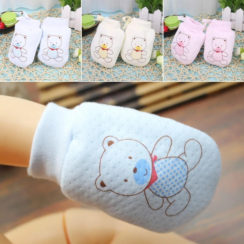 Милые детские варежки анти-царапки для маленьких мальчиков и девочек мягкие варежки для новорожденных подарки перчатка для младенца