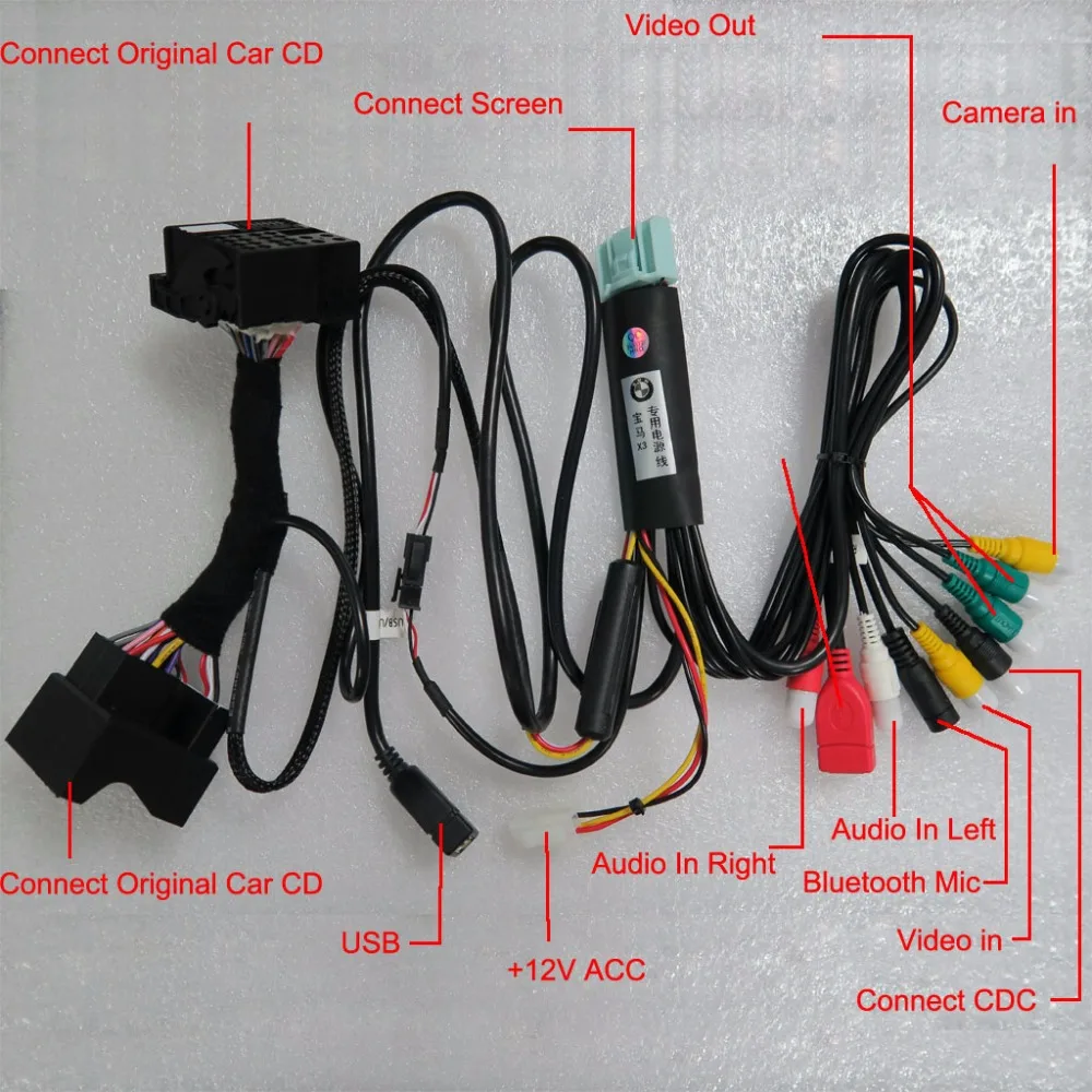 Top Android 7.1 Car media player for BMW X3 E83 car Video for original car upgrade,keep original Radio(CD) all functions 2