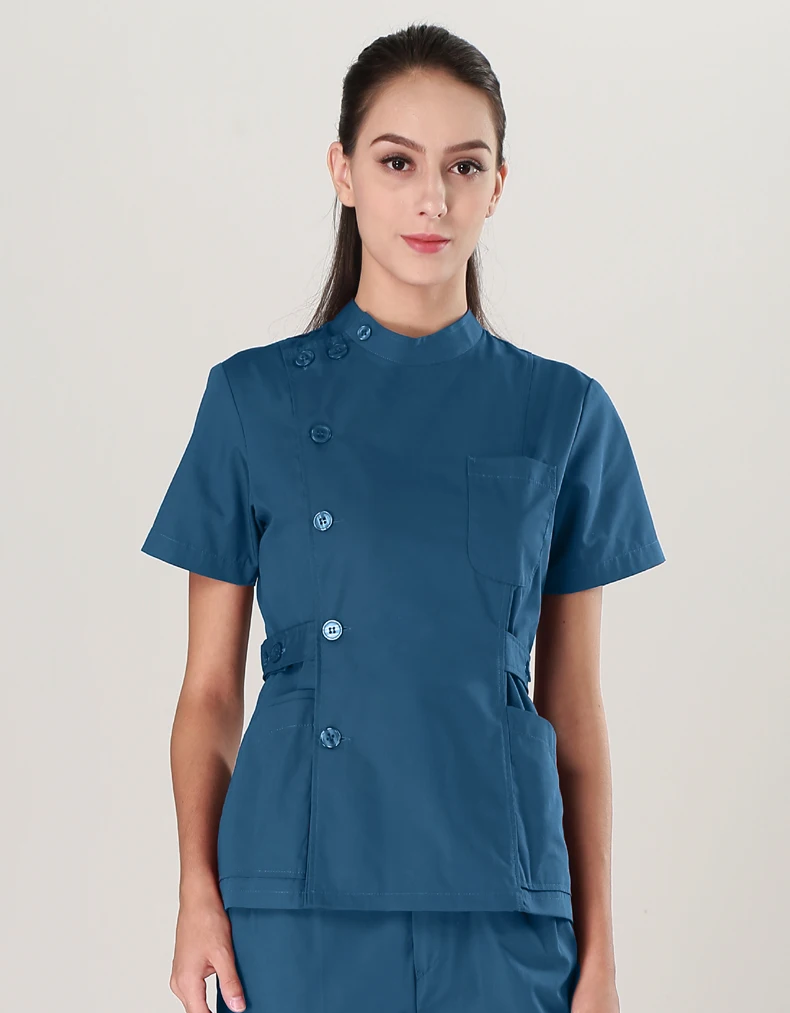 

Summer women hospital customized logo medical scrub dental scrubs beauty salon nurse uniform spa oral clinic Pet doctor workwear