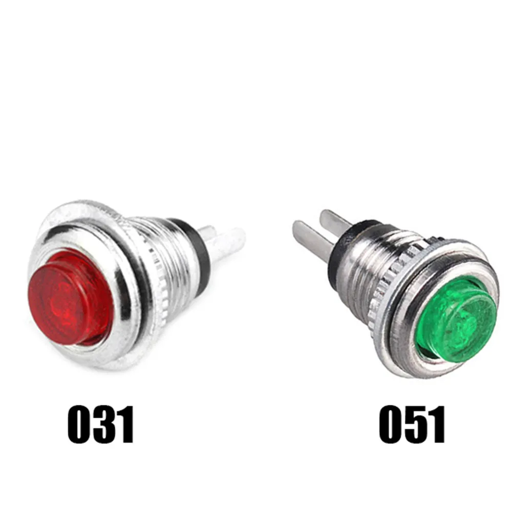 5 PC 2 Pin Red DS 101 Micro Push Button Switch 8mm Mount Reset Momentary Cap