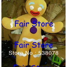 Колобок Маскоты костюм Рождество Колобок торт Еда персонажа из мультфильма Маскоты te костюм sw251