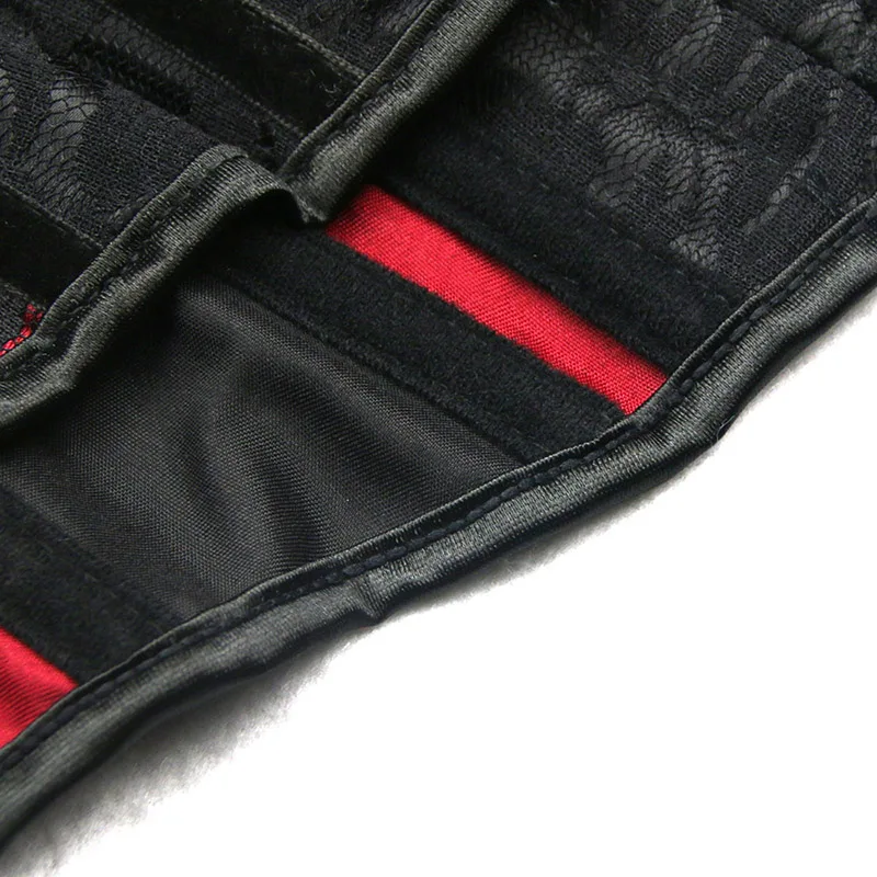 Sisjuly women corset underbust sexy vintage bustiers red lace up lace gothic cincher push retro lingerie ladies corsets bustiers