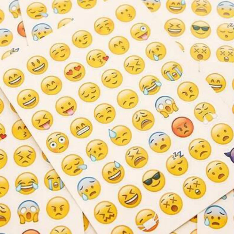 1 шт. 48 классический Emoji улыбка лицо наклейки для блокнота ежедневник альбомы