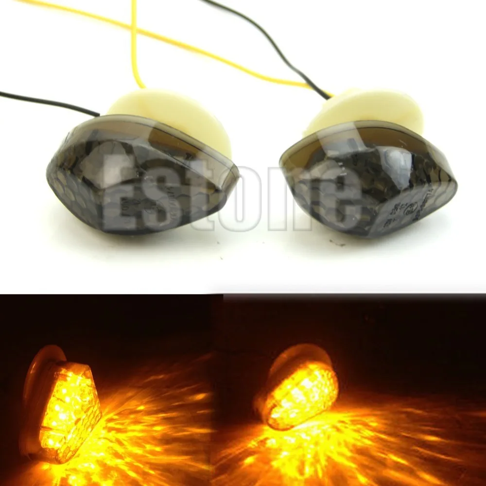 

HOT 15LED Light Blinker Motorcycle Smoke Flush Mount For HONDA G6KC