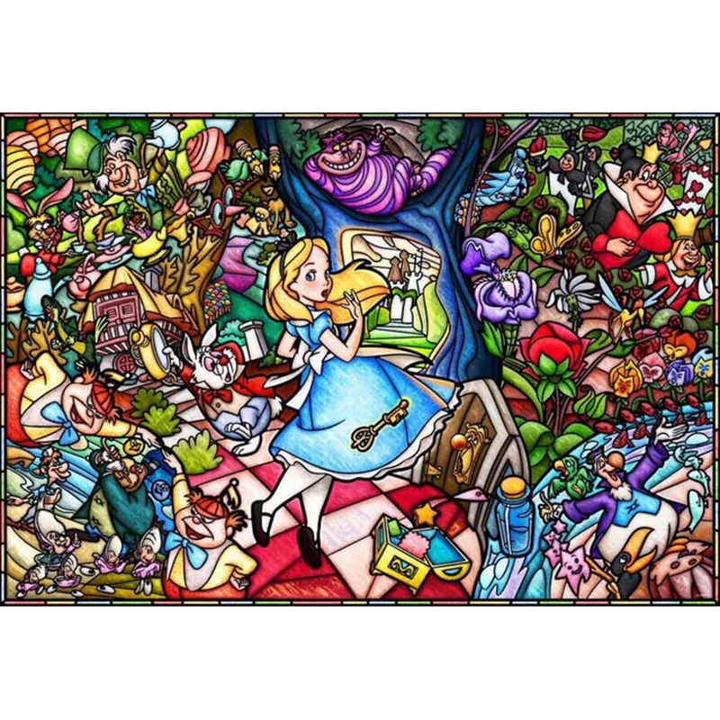 

Zhui Star 5D DIY Full square Diamond Painting Mosaic Cartoon characters decor Diamond Rhinestone Embroidery Cross Stitch decor