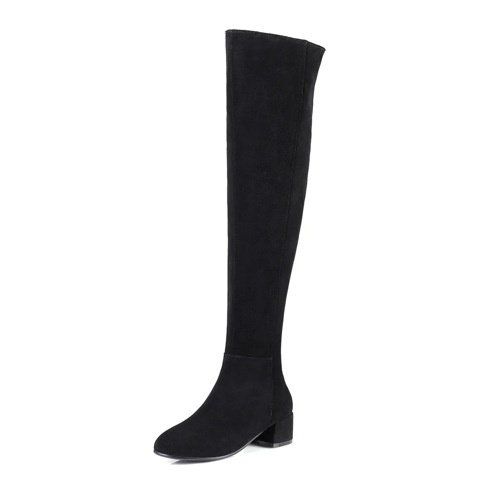 Bottes Cuissardes Daim