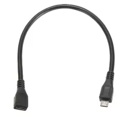 Micro USB 2,0 type B Мужской к женскому высокоскоростной M/F УДЛИНИТЕЛЬ кабель для зарядки шнур