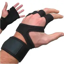 1 пара Тяжелая атлетика тренировка запястья поддержка гимнастического гантели инструмент тренировочные перчатки давление ремешок