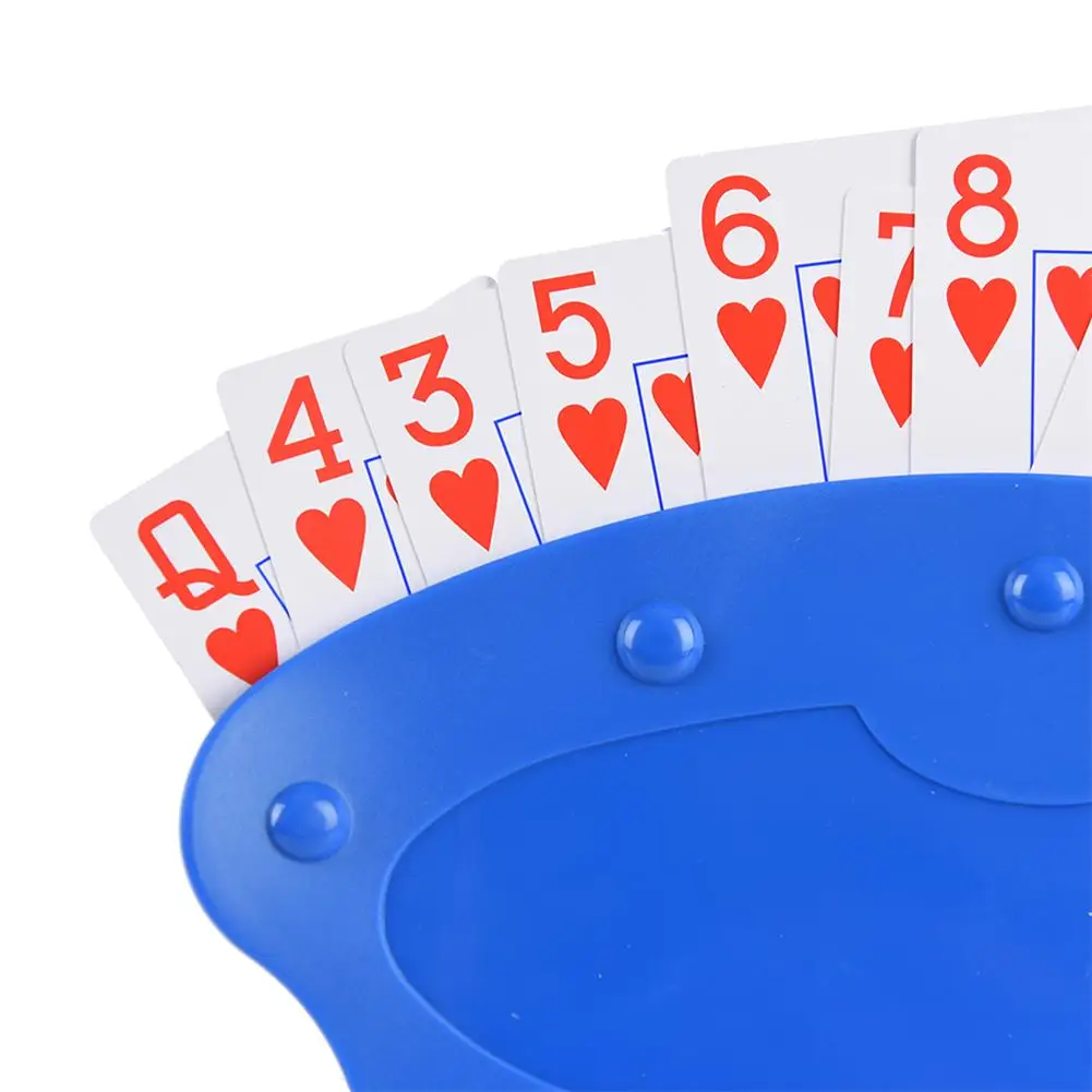 1 قطع جديد بوكر مقعد بطاقات للعب حامل بطاقات للعب أصحاب كسول بوكر ترفيه لعبة بطاقات للعب s قاعدة لعبة تنظم الأيدي