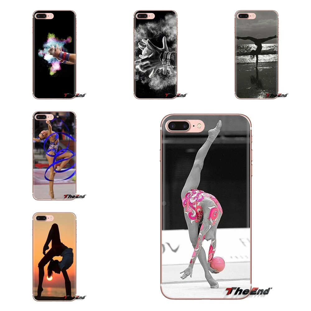 Rhythmic Gymnastics balance beam Transparent TPU Skin Case For iPod Touch Apple iPhone 4 4S 5 5S SE 5C 6 6S 7 8 X XR XS Plus MAX |