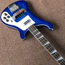 Vicers Wholesale – 4 strings bass 4003 blue electric bass guitar silver hardware China Guitar HOT SALE