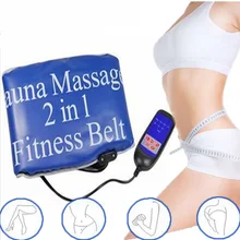 2 в 1 сауна машина для похудения мощная посадка Вибрационный тренажер для мышц брюшного пресса сжигание жира Фитнес Массаж потеря упражнений пояс