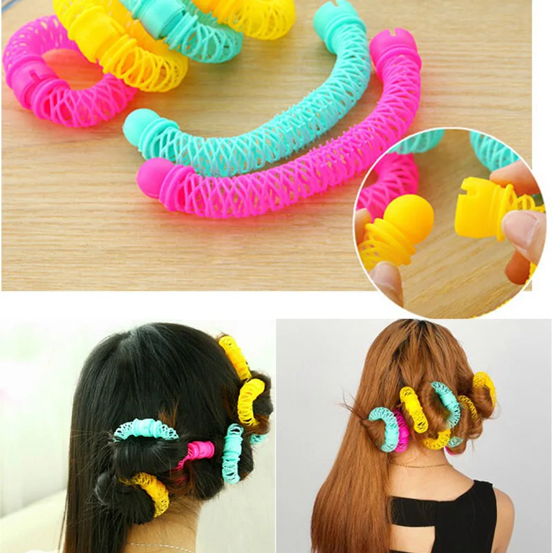 Magic Bendy Hair Styling Roller Curler Spiral Curl Hair Styling DIY