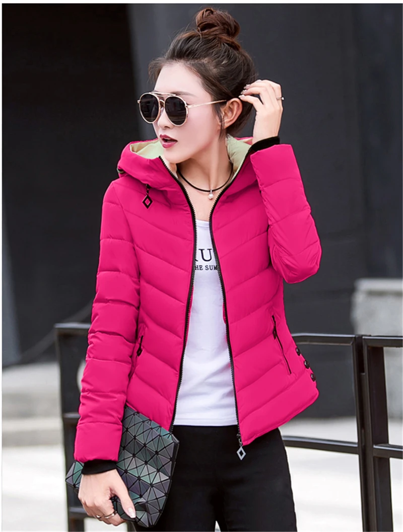 capuz curto outerwear para baixo jaqueta de
