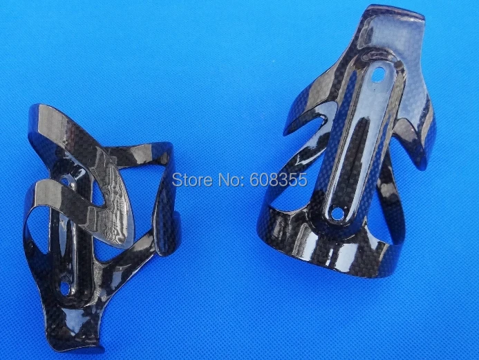 

Carbon glossy MTB Mountain Road bike bicycle water Bottle cage - 2 Pcs Cages BC16