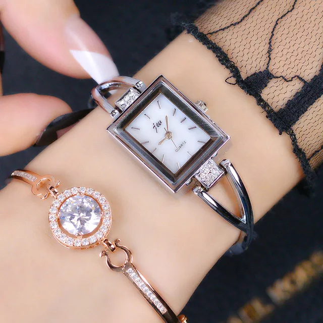 2017 JW Brand Women Bracelet Watches Luxury Gold Stainless Steel Wristwatches La 2017 JW Brand Women Bracelet Watches Luxury Gold Stainless Steel Wristwatches La