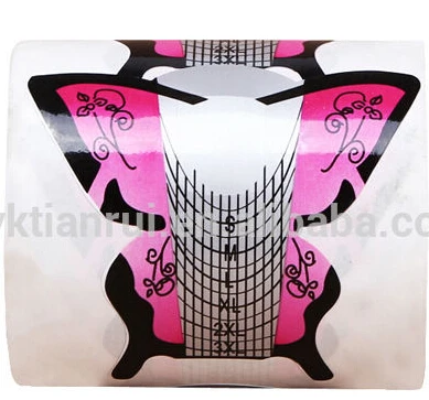 Быстрая распродажа! Профессиональные Типсы для дизайна ногтей бабочки 300 шт.