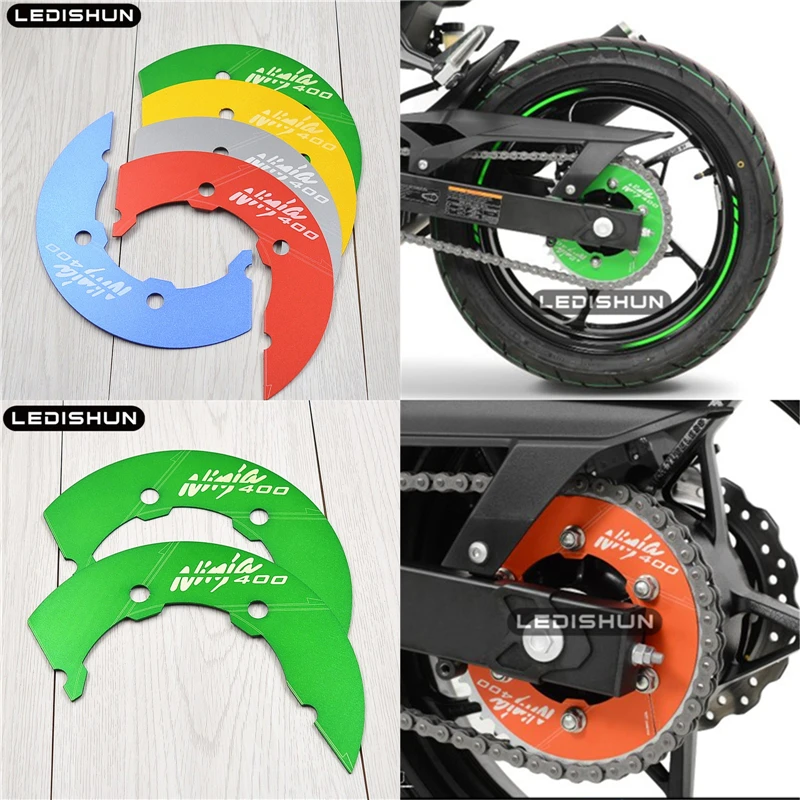 Для Kawasaki NINJA 400 NINJA400 2018 украшение шкива трансмиссии мотоцикла|Накладки и