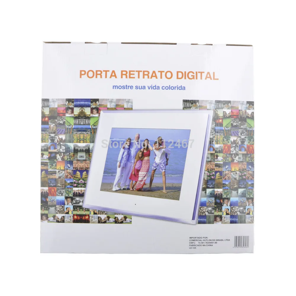 14 Inch Multifunctional HD Digital Photo Frame/Electronic Picture Album with Mirror Panel Music/Video/Ebook/Time/Alarm | Электроника