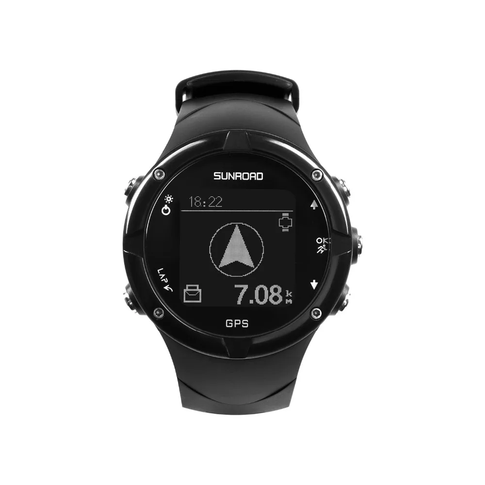 Цифровые часы SUNROAD с GPS, мужские часы с пульсометром, барометр, альтиметр, плавательные часы для бега, водонепроницаемые спортивные наручные часы с компасом|Цифровые часы| | АлиЭкспресс