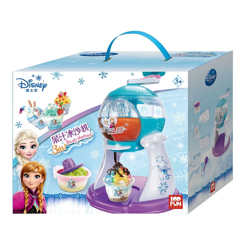 

100FUN Children's Smoothie Machine Toy Ice Romance Princess Fruit Shaved Ice Machine Handmade Food Making Smoothie Machine