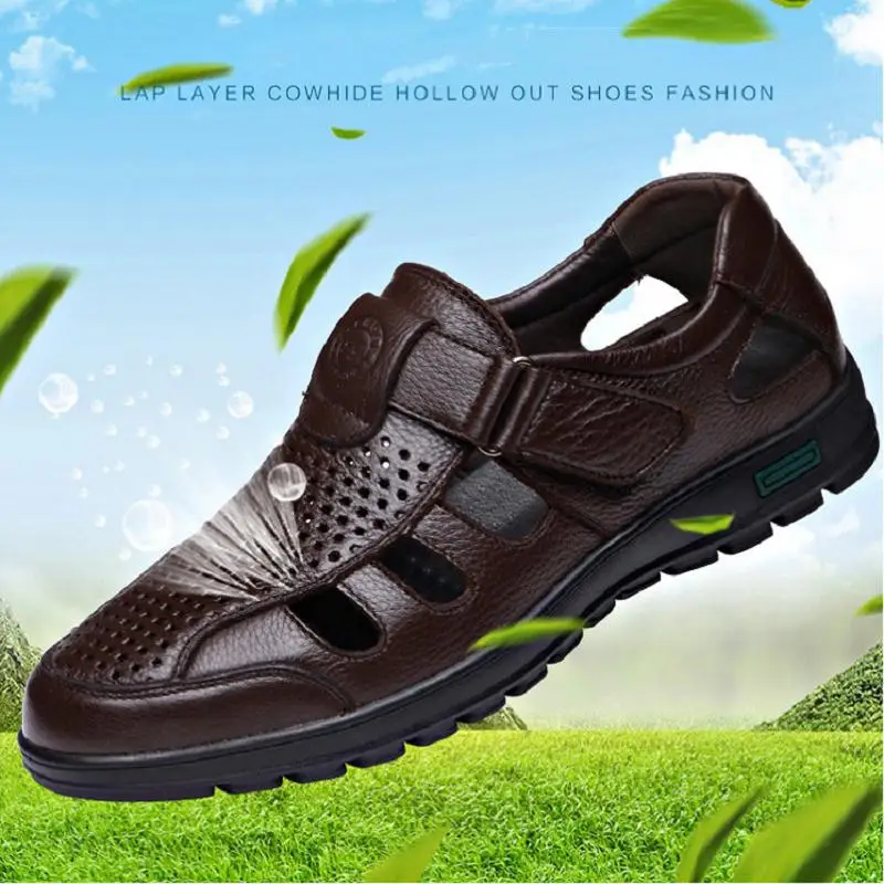 

NORTHMARCH Genuine Leather Men Shoes Hollow Out Outdoor Casual Men Shoes Leather Breathable Shoes Men Summer Mocasines Hombre
