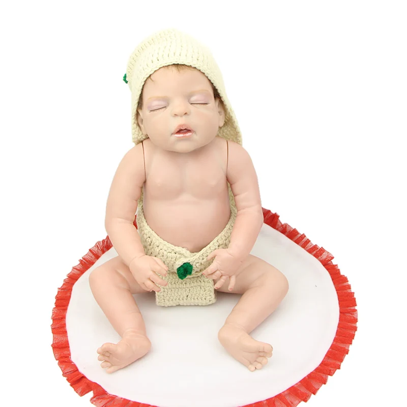 22 Inch Reborn Babies Boy Full Body Silicone Vinyl Realistic Sleeping Newborn Boys Babies Toy Christmas