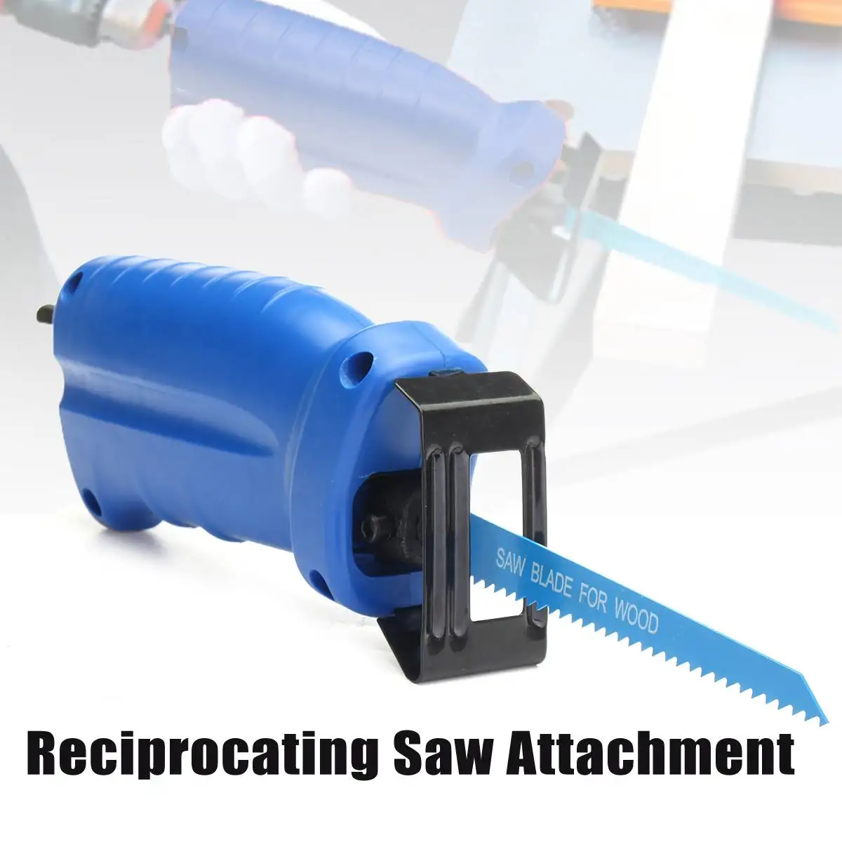 

Reciprocating Saw Attachment Convert Adapter For Cordless Electric Power Drill Wood Metal Cutting Trimming Tool