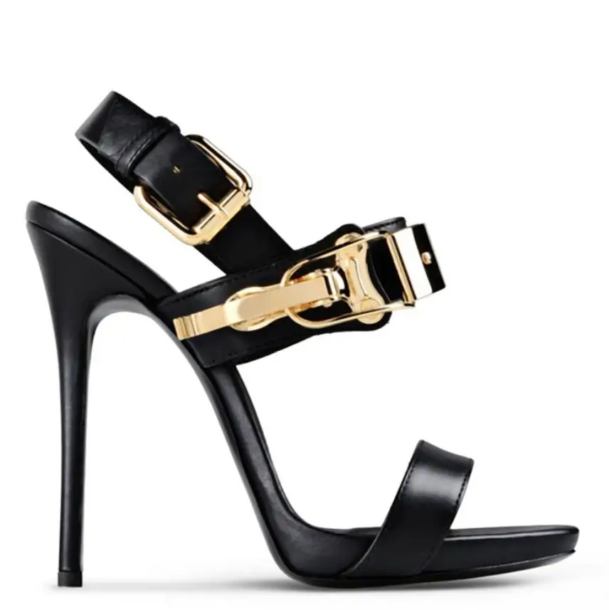 

Spring/summer new fashion euro-american leather sexy all-purpose high-heeled sandals
