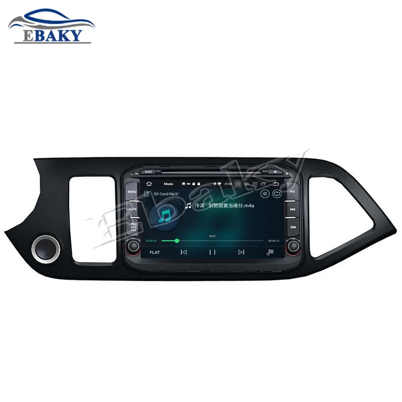 Perfect NaviTopia 8inch 4GB RAM 64GB ROM Octa Core Android 9.0 Car DVD Radio for Kia PICANTO 2014 with GPS Navigation/wifi/bluetooth 5