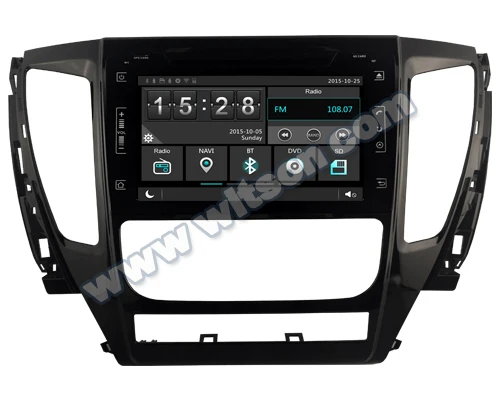 8 &quotемкостный сенсорный экран специальный автомобильный DVD для Mitsubishi Pajero IV 2015-2018