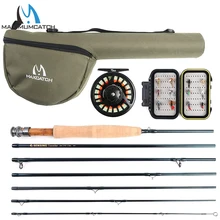 Maximumcatch Traveler Fly Fishing Rod Combo Graphite IM10/30T+36T Carbon Fiber Fly Rod with Fly Reel Equipment 9FT 6/7/8WT 7Sec