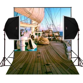 

Sky Sea Nautical Sailboat Pirate Ship Backgrounds for sale Vinyl cloth High quality Computer print wall backdrop