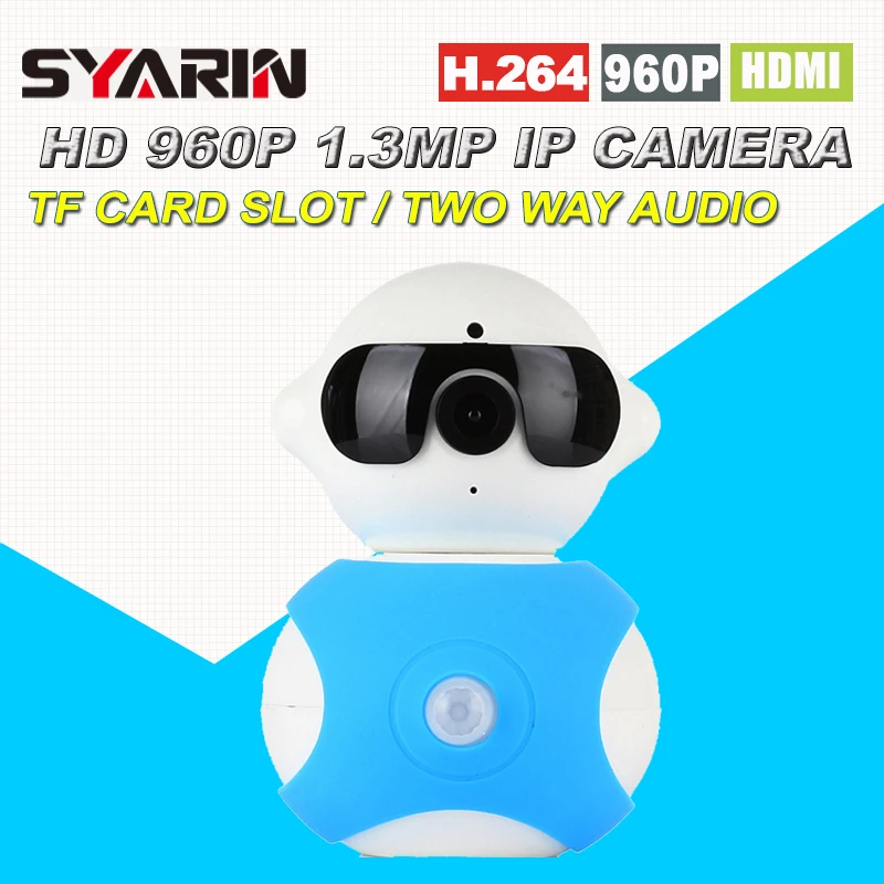 

960P HD 1.3MP Megapixel P2P Plug Play Wireless IP Camera Pan/Tilt with two way audio TF Micro SD Card Slot Free APP Baby Monitor