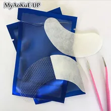 100 пар/лот лучшее качество ресницы Pad бумаги патчи под коврик Советы Наклейки Обертывания наращивания ресниц Макияж инструмент