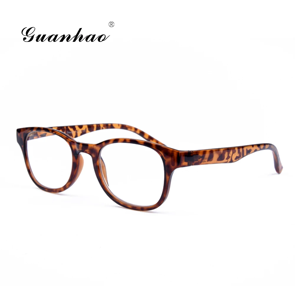 

Guanhao Fashion Unbreakable Solid Ultralight Round Acetate Frame Unisex Reading Glasses Diopter Gafas Man Women Eyewear