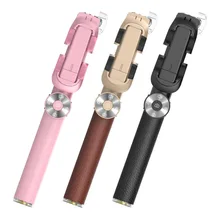 Multi function Bluetooth Wireless Cortex Portable Metal Selfie Sticks For iPhone 6 6s 7 iOS For