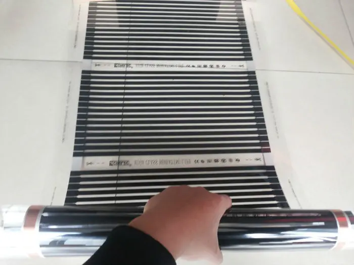 Hot 2M Far Infrared Electric Floor Heating Films Width 50CM High Quality 220VAC Consumption 220 Watt Only Hot 2M Far Infrared Electric Floor Heating Films Width 50CM High Quality 220VAC Consumption 220 Watt Only
