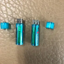 2 шт AA 1,5 V 1000mAh 1000 рециркулирует USB литий-ионная аккумуляторная батарея для xbox 360 для xbox one беспроводной контроллер