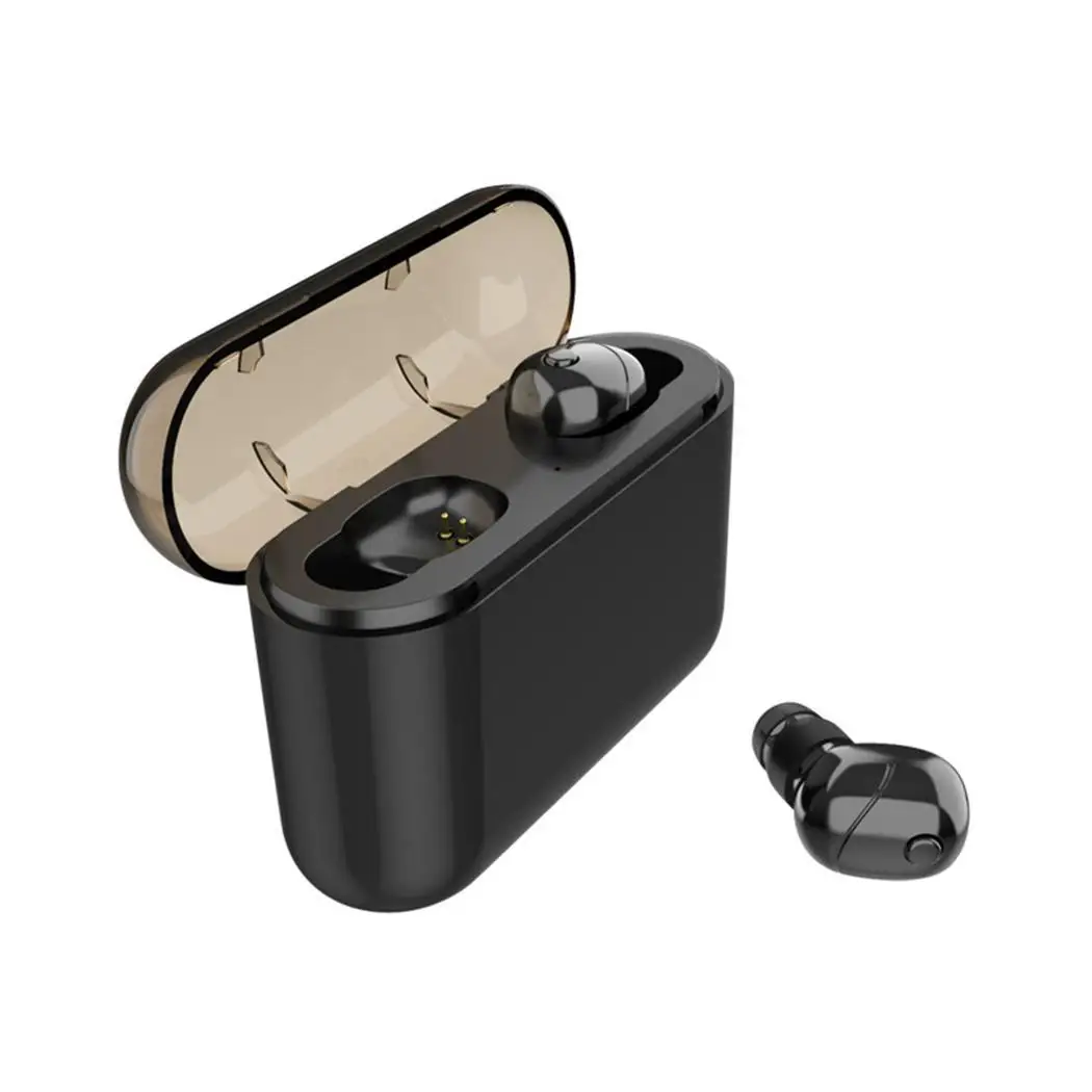 БЕСПРОВОДНЫЕ стереофонические стереогарнитура TWS Bluetooth 5,0 наушники с зарядным устройством мини невидимые наушники-вкладыши Автоматическое Сопряжение наушники