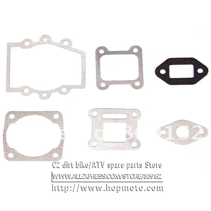 47cc 49cc полная прокладка для 44-6 бензинового двигателя 40-6 для воздушного охлаждения двигателя карманного велосипеда инструменты для скутера