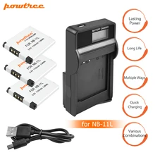 3Pcs 1100mAh akku NB-11L NB11L NB 11L Camera Batteries&LCD SUB Charger for Canon IXUS 125 240HS A3400 A4000 A2300 A2400 z1 L15 3Pcs 1100mAh akku NB-11L NB11L NB 11L Camera Batteries&LCD SUB Charger for Canon IXUS 125 240HS A3400 A4000 A2300 A2400 z1 L15
