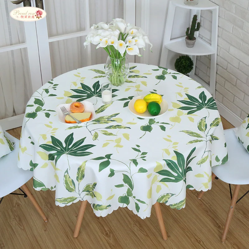 ارتفع فخور للماء جولة مفرش طاولة المطبوعة مفارش المائدة مخصص الريفية نمط الديكور غطاء من القماش تجهيزات الفنادق