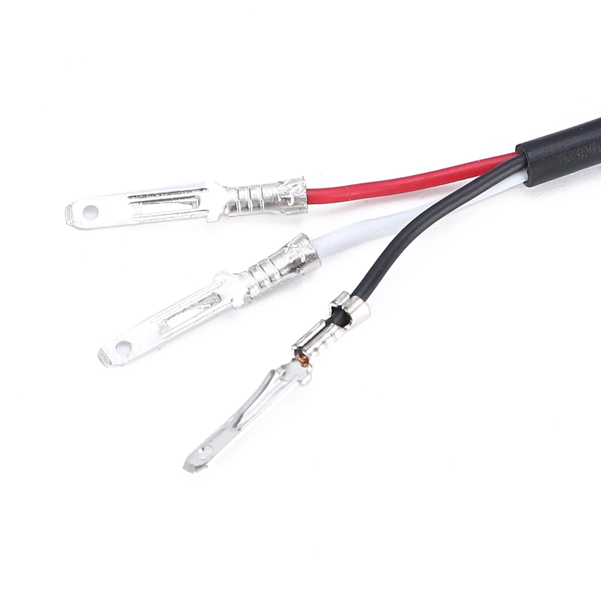1 Pair 3 Wire Twist Throttle Hang shape Grip For Electirc Scooter Bike Accessories 7/8" Handlebar 24V-48V