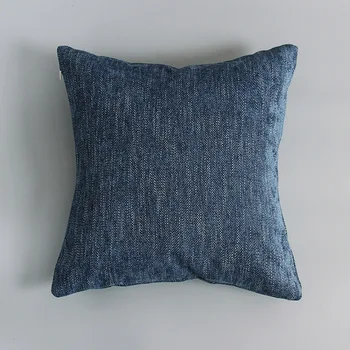 

45x45cm Simple nordic style solid color chenille cushion cover pillowcase sofa throw pillow cover for backrest soft decoration