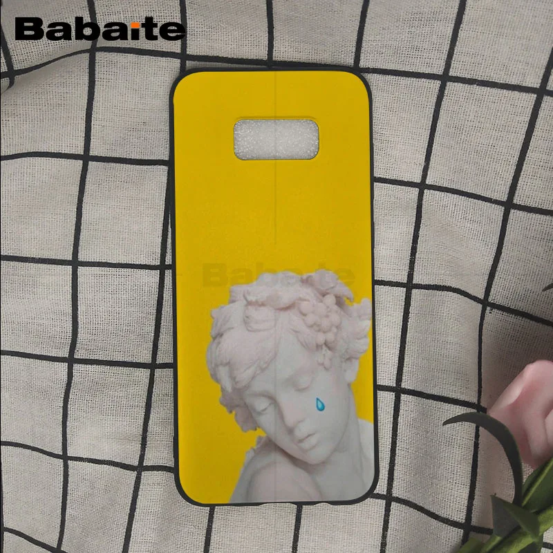 Medusa Vaporwave Glitch Art Statue Michelangelo-david