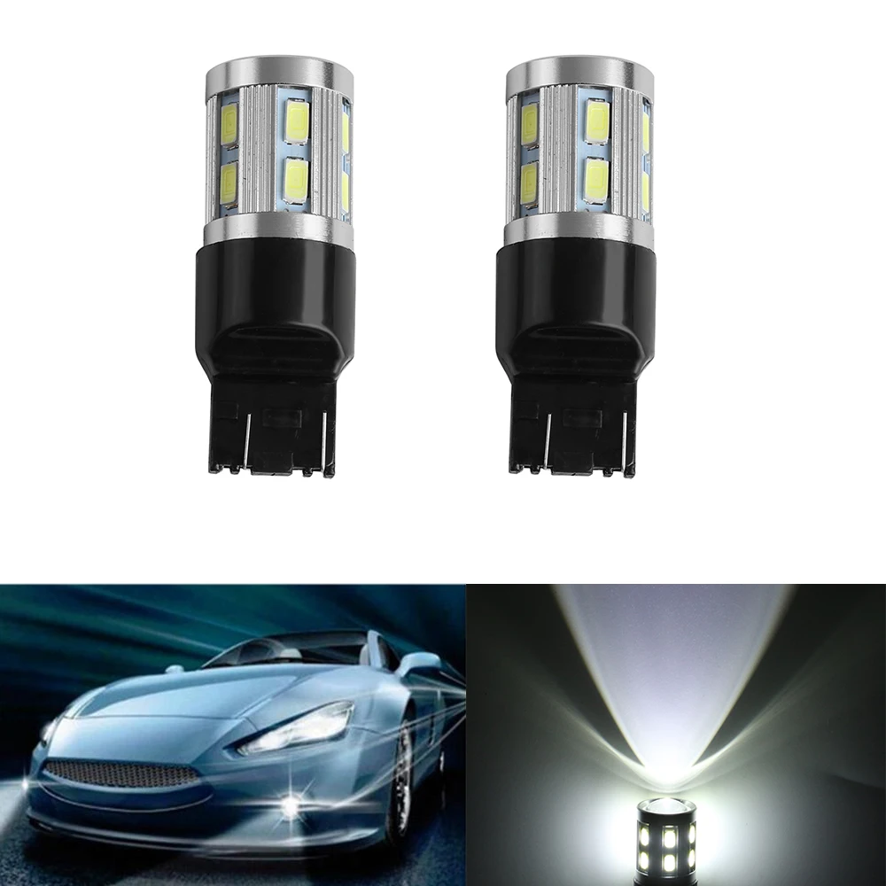 T20 7443 12SMD + чип 5630 LED W21/5W Автомобильная тормосветодиодный я сигнальная лампа