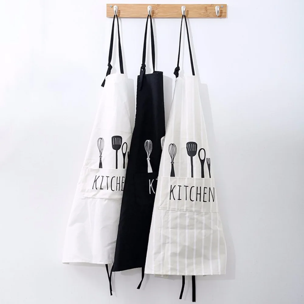 Ajustable cocinero Cocina Catering Delantal con bolsillo de algodón cubierta Halter babero Delantal Cocina para hombre mujer Ajustable cocinero Cocina Catering Delantal con bolsillo de algodón cubierta Halter babero Delantal Cocina para hombre mujer
