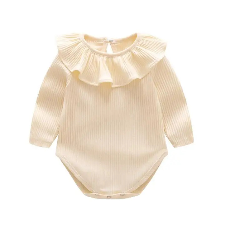 Auroメサ赤ちゃん女の子服フラウレース新生児ボディスーツ長袖柔らかい Auroメサ赤ちゃん女の子服フラウレース新生児ボディスーツ長袖柔らかい